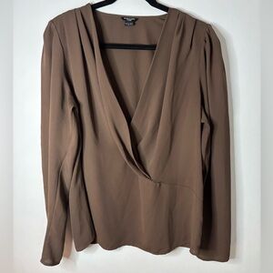 Marciano Guess Draped V-Neck Blouse